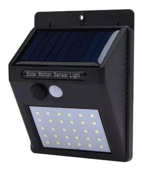 Imagem de Luminária Solar Arandela 30 Leds Sensor - Ilumine espaços