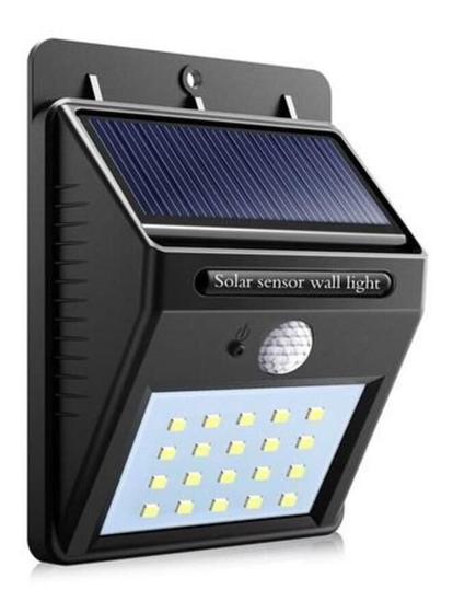 Imagem de Luminária Solar c/ Sensor de Presença, 30 LEDs