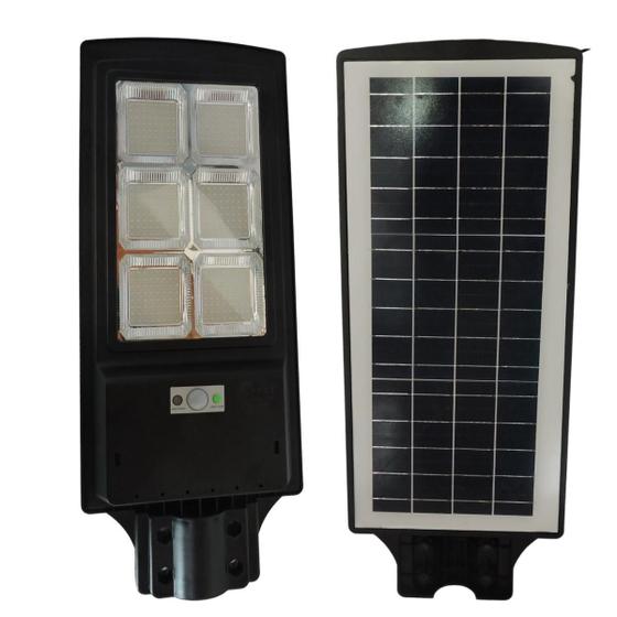 Imagem de Luminária Solar Externa Poste Rua Parede Sensor Automático