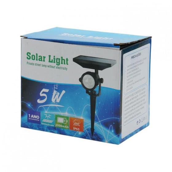 Luminária Solar Jardim Ao Ar Livre Luz Colorida Quintal Rgbw Mm Led