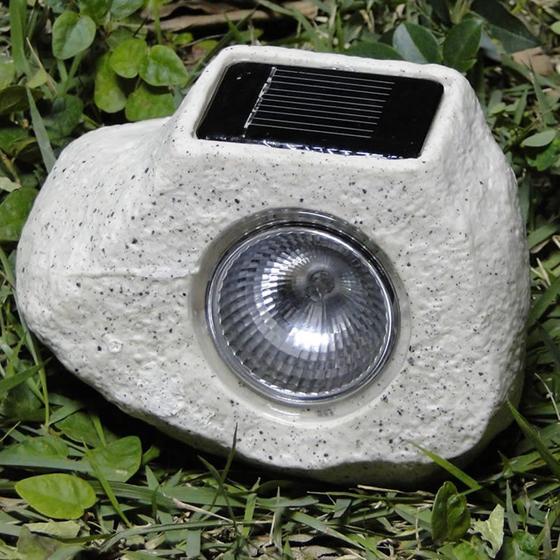 Luminária Solar Jardim Pedra Artesanal 1 peça 1 Led Mod1668 - EC32012 é boa?