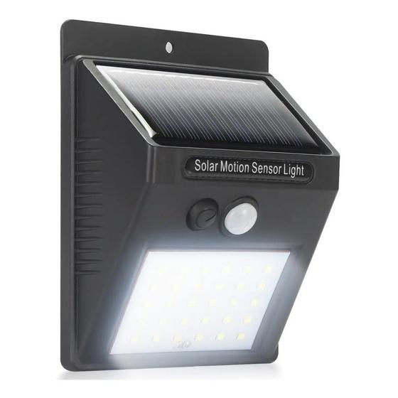 Imagem de Luminaria Solar Led C/ Sensor De Movimento Prova de agua