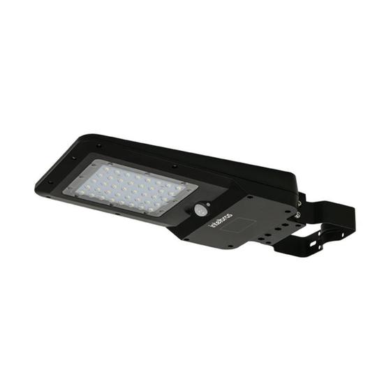 Imagem de Luminária Solar Led Com Sensor Presença Intelbras Preto 15W