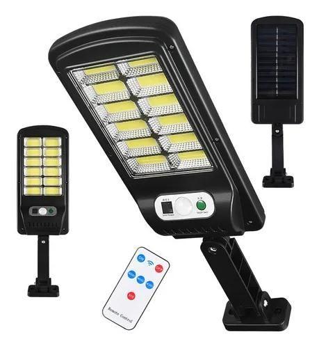 Imagem de Luminária Solar Led Parede Refletor 128 Cob Sensor Controle
