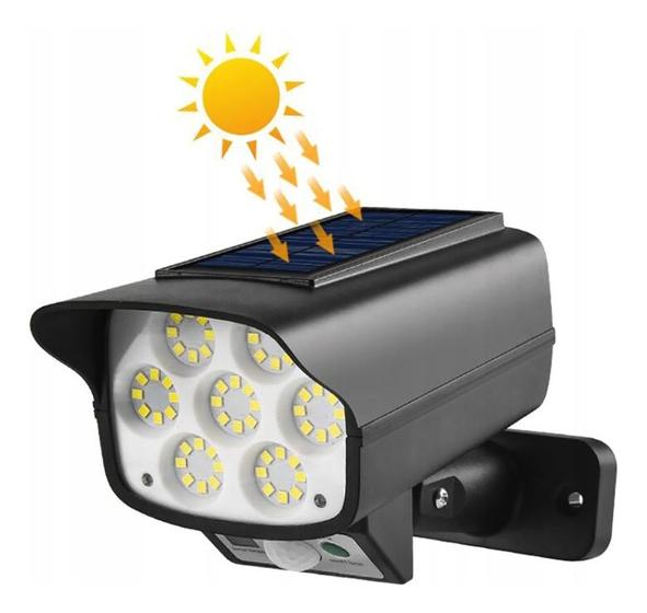 Imagem de Luminaria Solar LED Resistente a Agua Sensor de Presença Sem Fio Ajustavel