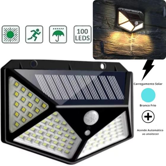 Imagem de Luminária Solar Sem Fio para Jardim com Sensor e Alta Potência