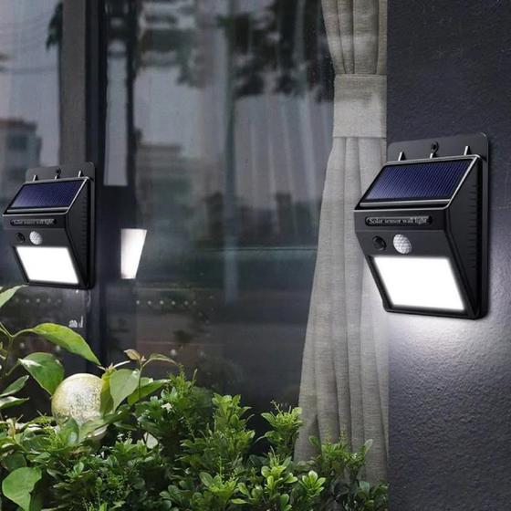 Imagem de Luminária Solar Sensor De Presença E Luz Balizador - 3000K