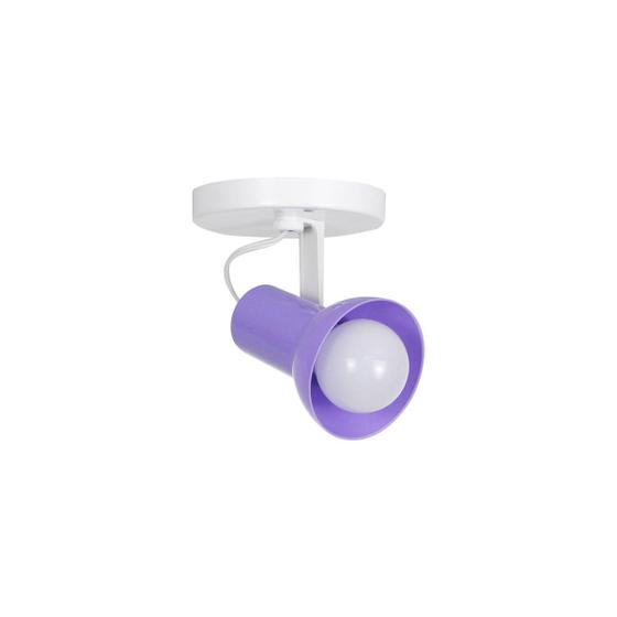 Imagem de Luminaria Spot Kids Quarto Infantil Lilas 1 Lâmpada