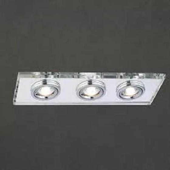 Imagem de Luminária Spot Retangular Triplo - 40w