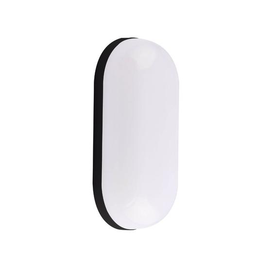 Luminaria Tartaruga para muro LED IP65 15W 3000K Preto Blumenau Iluminação Luminária