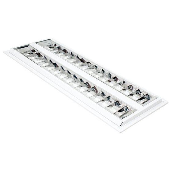 Imagem de Luminária TD 60 Embutir 2x14W T5 4000K Bivolt Aletada Taschibra