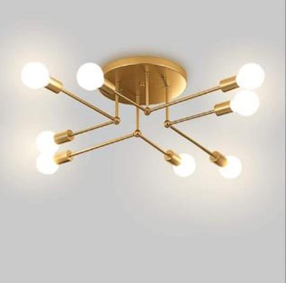 Luminária Teto Moderna Tipo Sputnik Star para 6 lâmpadas Illuminarte