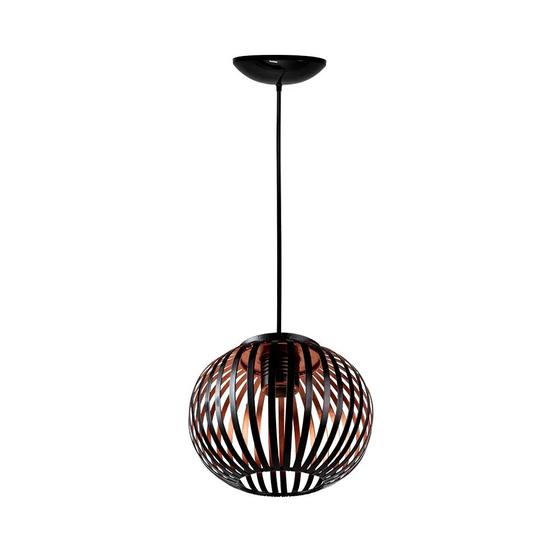 Imagem de Luminária Teto Tipo Pendente Lustre 15W 65cm Mônaco Bronze