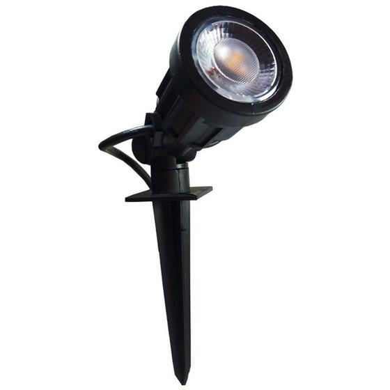 Luminária Tipo Espeto Articulado Bivolt com LEDs 3000k Branc KEY WEST