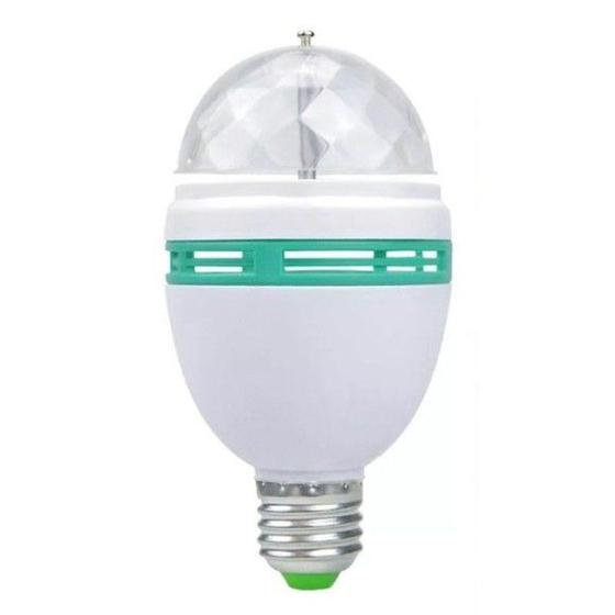 Luminária Tipo Globo Giratoria Rotativa de Festa Jogo de Luzes