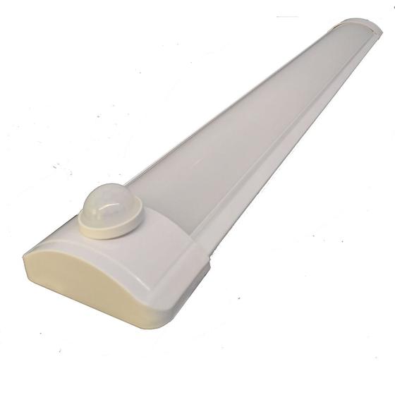 Imagem de Luminária Tubular 40w 3500k Com Sensor Presença 120cm Noite