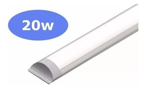 Imagem de Luminária Tubular Led 60cm Slim C/ Base/calha 6000k 20w