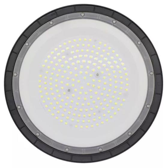 Luminária Ufo Led Smd High Bay 200w Frio Galpão Industrial Al Mare