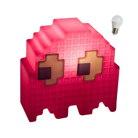 Imagem de Luminária Usare Fantasminha Fantasma do Pac-Man com Lâmpada LED Presente Geek Game Retrô Nerd