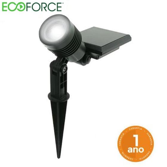 Imagem de Luminarias Espeto Spot Solar Branco Frio Ecoforce