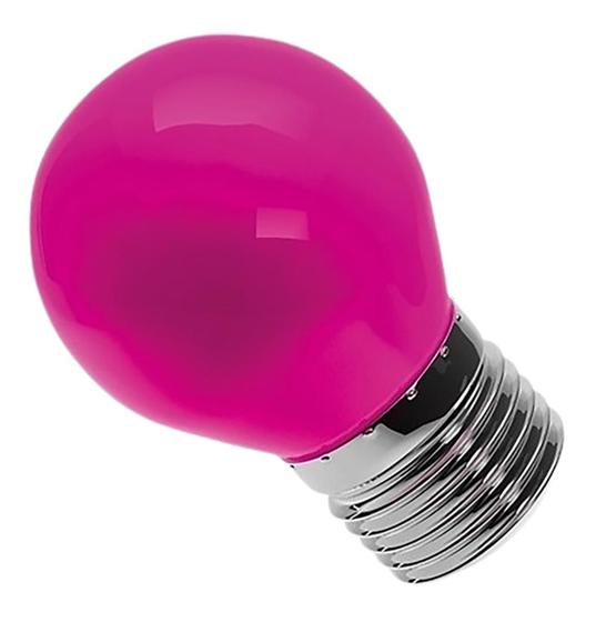 Imagem de Luminatti - Lâmpada Bolinha Led G45 6W Bivolt E27 - ROSA