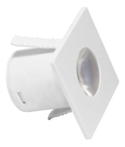 LUMINATTI - Spot Mini Embutir LED 1W 2700K Bivolt Branco Quadrado Menor preço em LUMINATTI - Spot Mini Embutir LED 1W 2700K Bivolt Branco Quadrado