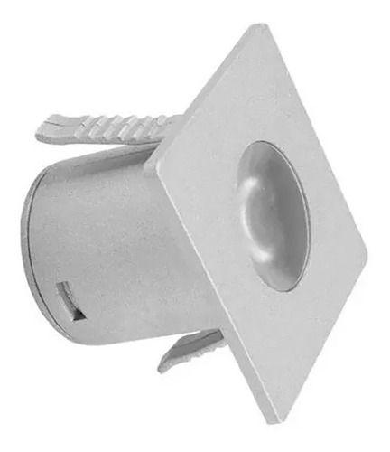 LUMINATTI - Spot Mini Embutir LED 1W 2700K Bivolt Prata Quadrado Menor preço em LUMINATTI - Spot Mini Embutir LED 1W 2700K Bivolt Prata Quadrado