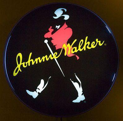 Imagem de Luminoso Whisky Johnnie Walker p/ Bar Boteco Churrasqueira Garagem