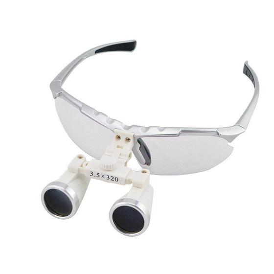 Imagem de Lupa Binocular 3,5X para Cirurgia Dentária e Médica - 420mm