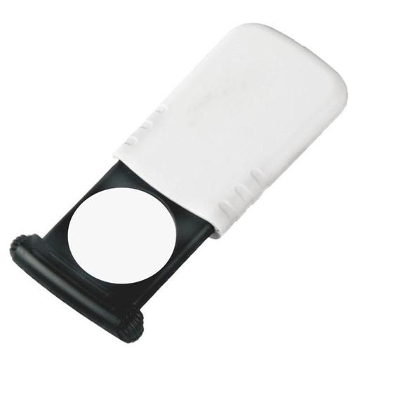 Imagem de Lupa De Bolso 8X Conta Fio Portátil Com Luz Led Focus 62,5Mm - Jiaxi