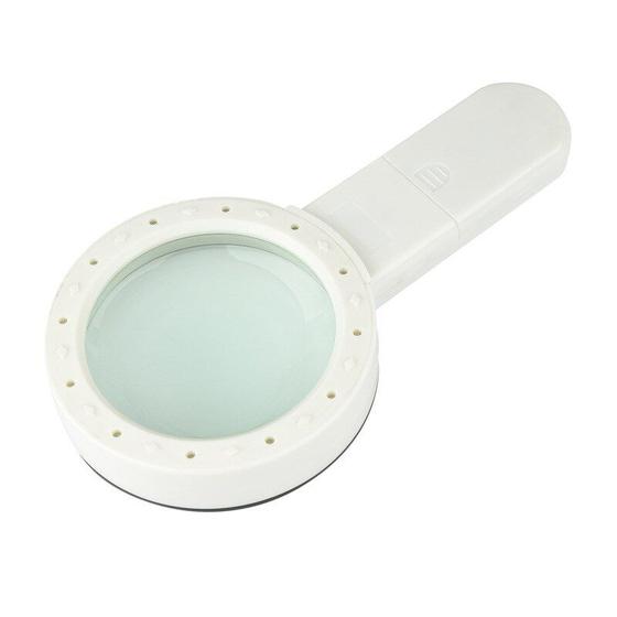 Imagem de Lupa Wokex 10X Iluminada com 12 LEDs e Luz UV