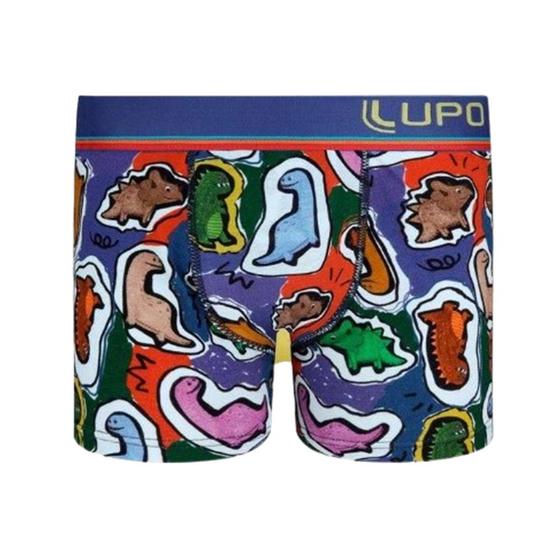 Imagem de Lupo Kids Cueca Boxer Estampada Dinossauros Colorido