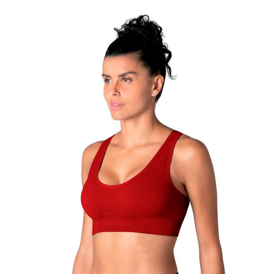 Imagem de Lupo Seamless Dry Esporte 3 Tops Feminino Duplo Tecido