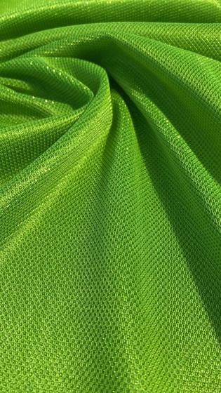 Imagem de Lurex lamê metalizado na cor verde lima