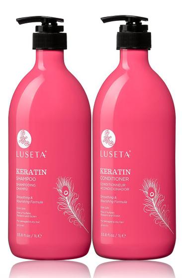 Imagem de Luseta Keratin Smooth Shampoo & Condicionador Set (Aromas Queratina Suave, 2x33.8oz)