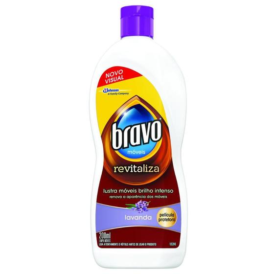 Imagem de Lustra-Móveis Bravo Máximo Brilho Lavanda 200ml