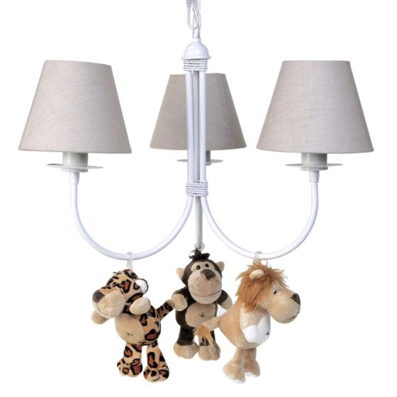 Imagem de Lustre 3L Ariel Floresta Quarto Bebê Infantil Menina Menino