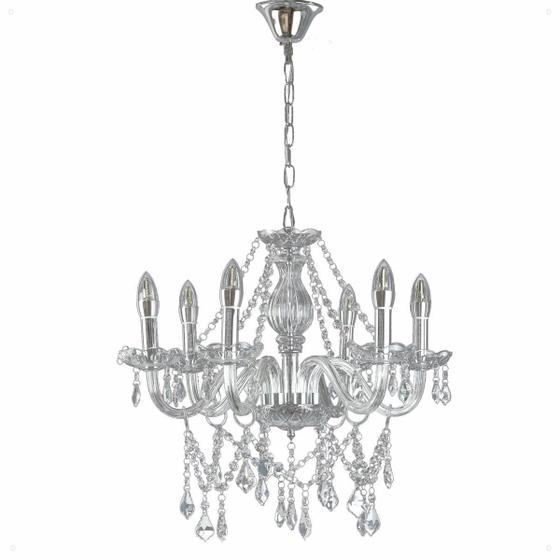 Imagem de Lustre Cristal Legítimo 6 Braços - Candelabro