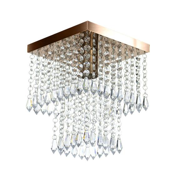Lustre De Cristal Acrilico Marrycrilic Cobre Belissimo! é boa?