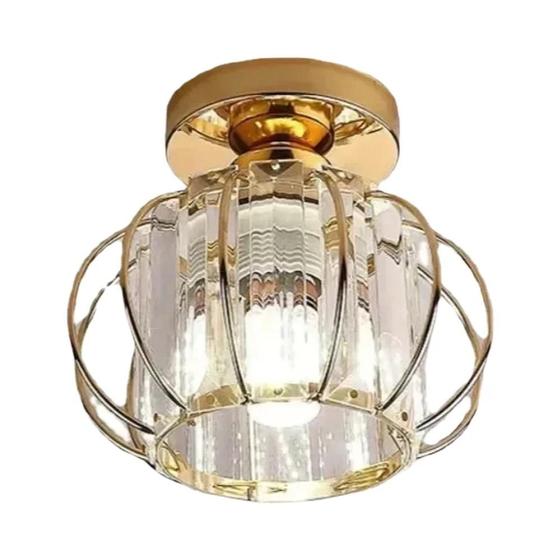 Lustre De Cristal Antigo Pequeno Para Entrada, Quarto, Banheiro ...