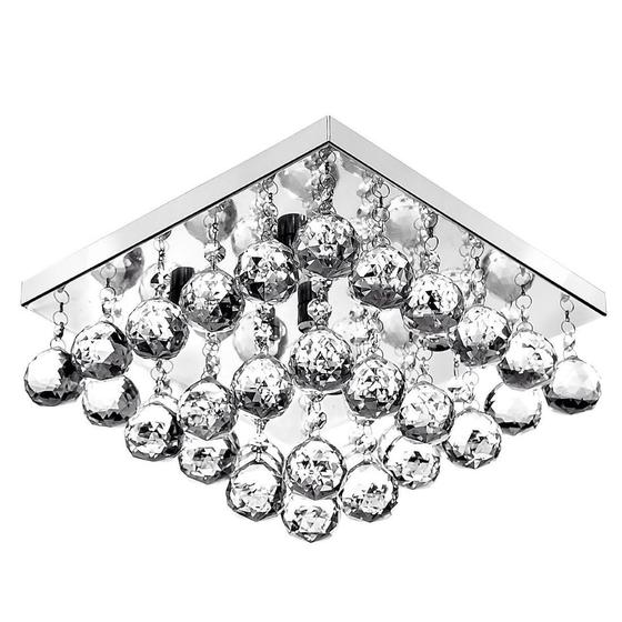 Imagem de Lustre De Cristal Legitimo Classic Square 30x30 Perfeito