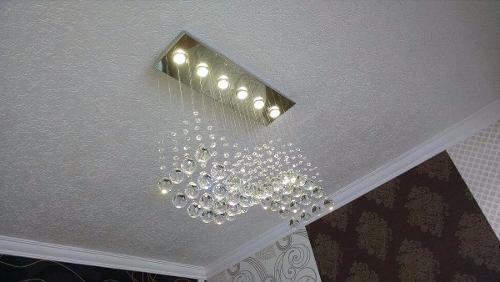 Imagem de Lustre de Cristal Legitimo Onda 62X19cm Sala de Estar Mesa Jantar Living L304