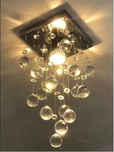 Imagem de Lustre de Cristal Moderno Para decoração da Sala Pequena, Sala de Jantar