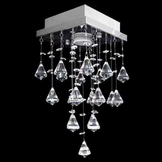 Lustre De Cristal Original Kochi Slim Quadrado 17x17x30cm - Jp Kochislim 17 Menor preço em Lustre De Cristal Original Kochi Slim Quadrado 17x17x30cm - Jp Kochislim 17