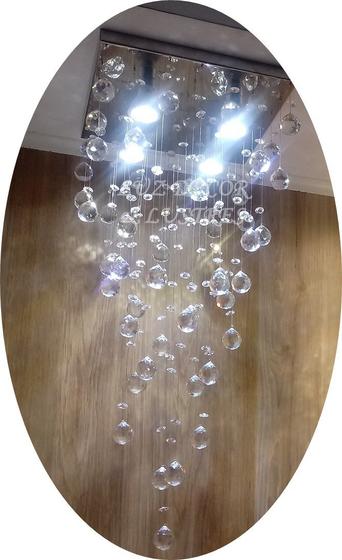 Imagem de Lustre De Cristal P/ Sala/quarto Já Vai Montado