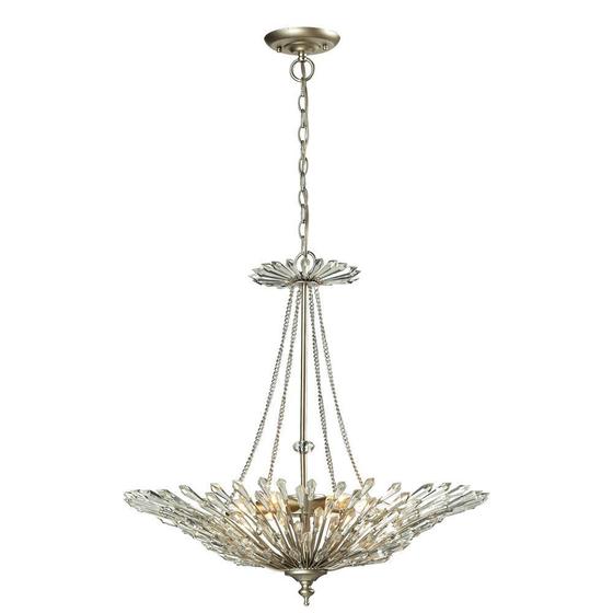 Imagem de Lustre deco 66x69cm 6xe14 - pr env/tr