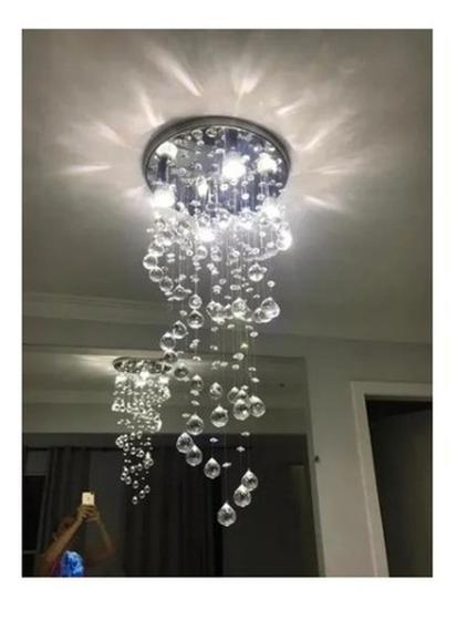 Imagem de Lustre Espiral Para Sala Base 34 Por Até 80cm De Altura