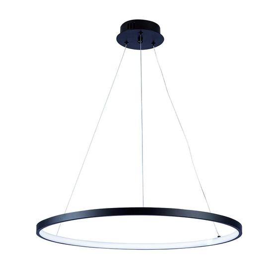 Imagem de Lustre Led Moderno Luxuoso 1 Anel Ring 60cm 29W 6500K