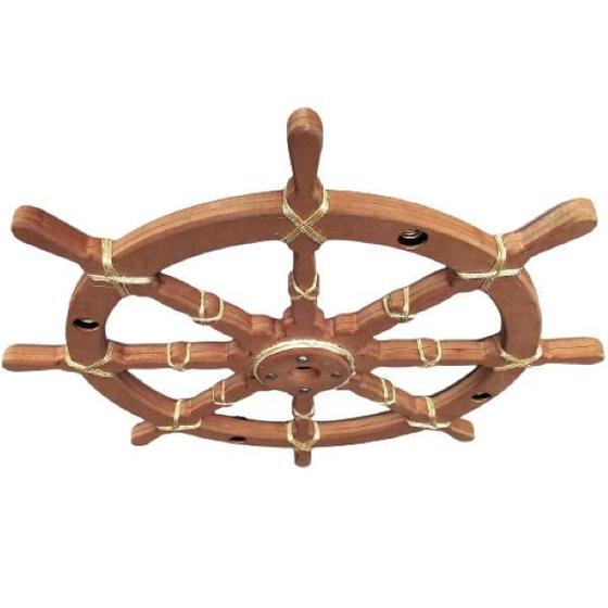 Imagem de Lustre Luminária Pendente 85Cm Leme De Navio Rústico 5B