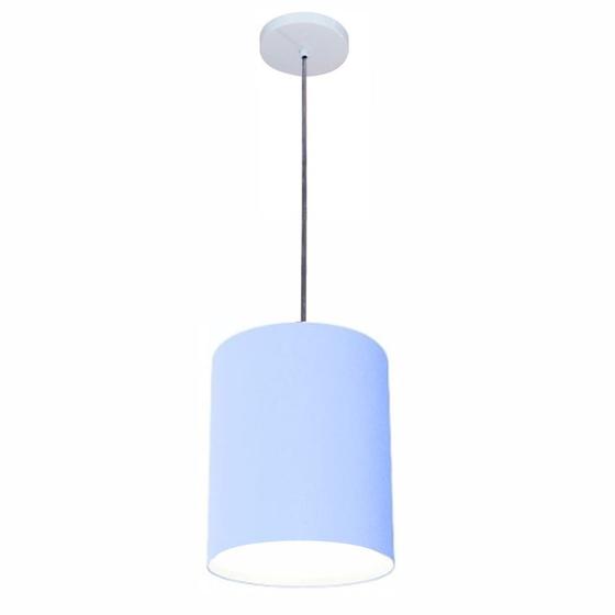 Imagem de Lustre Luminária Pendente Vivare Free Lux PE-4103BR Cúpula em Tecido 15x20cm